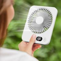 Mini Ventilador USB Recargable Portatil Silencioso, 5 Velocidades 180 ° Plegable Viento Fuerte para Oficina, Mesa, Hogar, Fitness, Viajes, Camping, Exterior - details 6