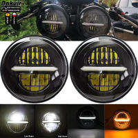 Faros LED para motocicleta y coche 5.75 pulgadas para Harley Sportster Iron 883 Dyna Triumph Street Speed Triple 5 3/4" H4 Faro Principal - details 47