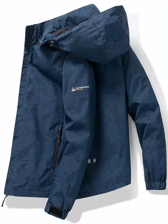 Chaqueta Deportiva Impermeable para Hombres Moda de Montañismo con Capucha Certificado CE - 1