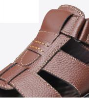 Sandalias antideslizantes suaves y cómodas para hombre, zapatos de playa de alta calidad, sandalias de Gladiador, zapatos planos informales de verano - details 7