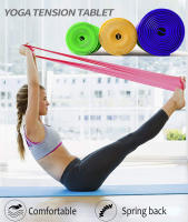 Bandas de resistencia deportivas para Yoga, entrenamiento de Pilates, ejercicio físico, gimnasio en casa, banda elástica, accesorios de Yoga de látex de caucho Natural - details 0