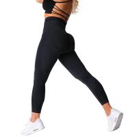 Leggings de gimnasio sin costuras NVGTN Spandex Contour 2.0 para mujeres suaves para entrenamiento fitness pantalones de yoga de cintura alta - details 3