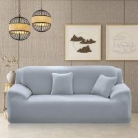 Fundas de Sofá Elásticas de Color Sólido Cubiertas de Esquina de Sección Gruesas para Sala de Estar - details 4