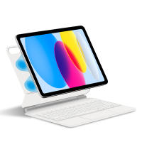 AJIUYU-Teclado mágico magnético para iPad 10, 10. ª generación, 2022, 10,9 pulgadas, funda inteligente, inglés, Español, Teclado mágico - details 2