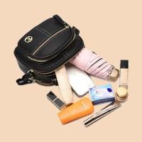 Bolso corredizo de cuero de varios compartimentos bolso multifuncional ajustable para mujeres bolso de hombro ancho bolso de gran capacidad - details 5