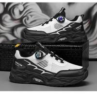 Zapatillas Deportivas Coreanas Transpirables Suela Suave con Cordones Giratorios para Hombre - details 18