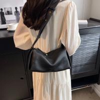Bolso cruzado con patrón de lichi de gran capacidad, bolso de almohada, bolso de bola de masa de PU de Color sólido, bolso de compras de estilo coreano, bolso de hombro - details 12