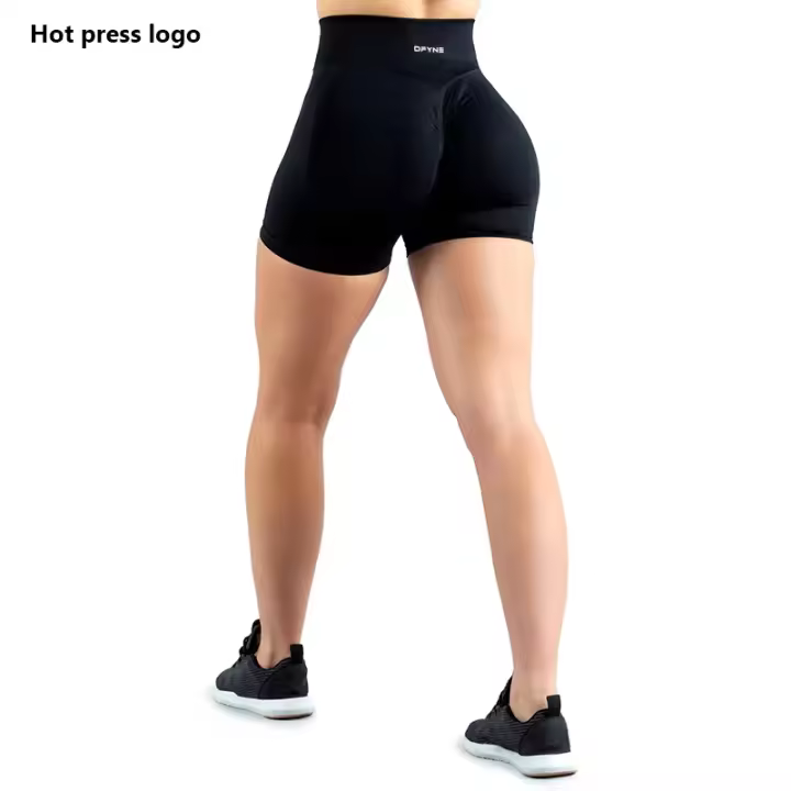 NVGTN-pantalones cortos dinámicos para mujer, ropa sin costuras, suave, para Fitness, Yoga, gimnasio, correr, bicicleta, 2,0 - 1