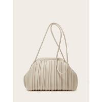 2025 nuevo bolso de nube de hombro plisado bolso de bola de masa hervida de mensajero de viento simple bolso pequeño de mujer de moda - details 5