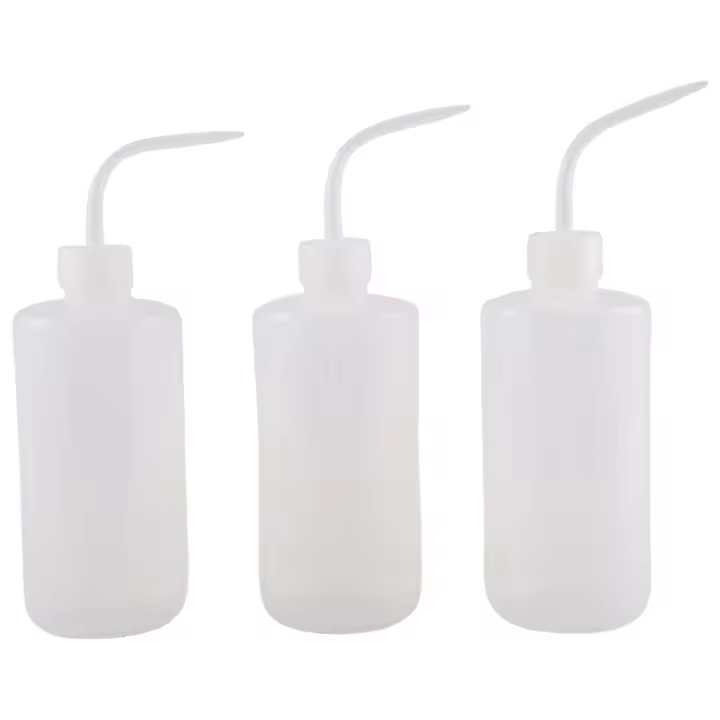Botella de riego de 3 uds., 500Ml, 17Oz, regadera para plantas de interior, botella de agua, botella de enjuague de plástico para lavar tatuajes - 1