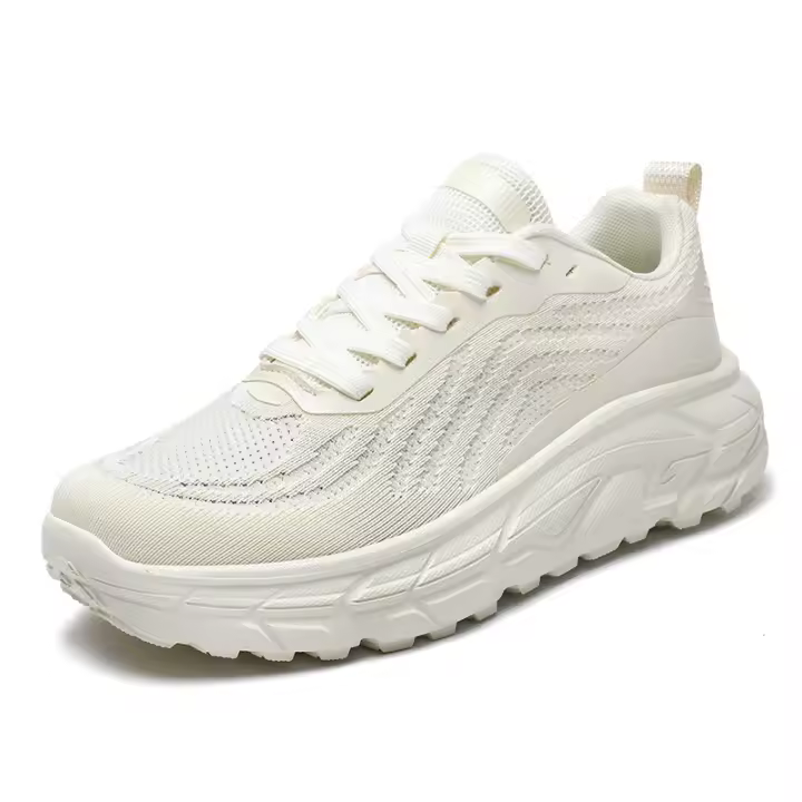 2025 zapatillas deportivas transpirables versátiles populares de gran tamaño primavera y verano zapatillas ligeras de suela gruesa que absorben los golpes marea - 1