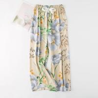 Pijamas de Algodón-Seda para Mujeres Pantalones Corporales Delgados para Embarazadas - details 9