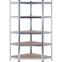 Estantería Esquinera Modular Gris 5 Baldas Ajustables 180x90x40x70,5cm 875Kg - details 0