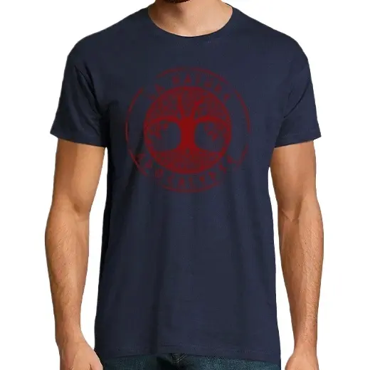 La Nature francés rojo Camisetas hombre clásica premium de vikingos - 1