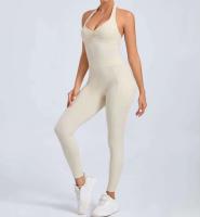 Monos de Yoga sin Costuras Ropa Deportiva Ajustada para Mujeres Leggings de Gimnasio con Bolsillo sin Espalda - details 3