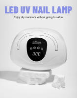 Secador potente de 320W y 72LED con pantalla táctil grande, lámpara de secado profesional para todo tipo de esmaltes de uñas de Gel - details 10