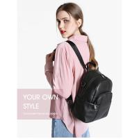 Mochila Mochila de viaje de ocio para salir de moda de cuero para mujer - details 3
