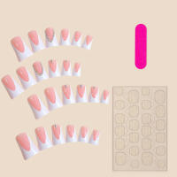 Uñas artificiales con diseño de diamantes de imitación, cubierta completa de pato para expertos en salones y nuevos artistas de uñas - details 5