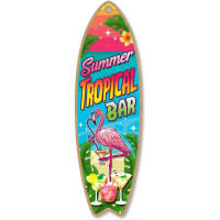 Cartel colgante de madera para tabla de surf, cartel de pared para playa, decoración del hogar, cafetería y Bar, temática de verano al aire libre - details 3