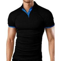 Polo ajustado de manga corta para hombre, Camisa lisa con cuello suave, informal, para trabajo, Golf, senderismo, color rosa - details 15