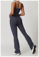 Mono de Yoga ajustado para mujer, Adelgazante y adelgazante, con un traje de Yoga y Fitness integrado ligeramente acampanado - details 12