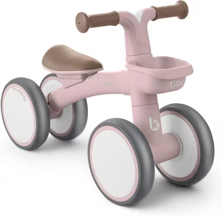 Bicicleta Sin Pedales ZIPI, Correpasillos Bebé de 1 a 3 Años, Bicicleta Equilibrio, Bici Bebé con Canasta, Ajustable, Juguete para Niños, Regalo Bebé, Beige - 1