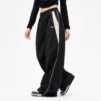 Pantalones Jogger Retro de Cintura Alta para Mujeres Cintura Elástica, Ancho Excessivo, Estilo Hip Hop - details 5