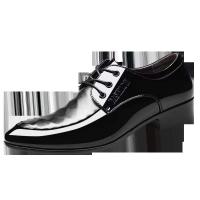 Schuhe Herren Pelle hombre 2020 negro hecho a mano vestido de cuero Formal zapatos transpirables - details 11