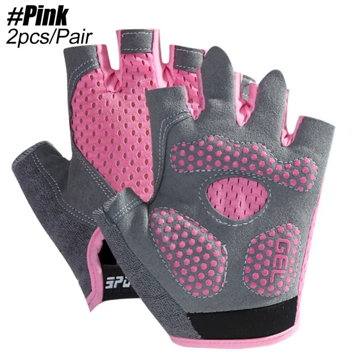 Guantes antideslizantes de medio dedo para niños, protectores de Palma gruesos, cuero de imitación, resistentes a las roturas, ciclismo, Escalada, Deportes, 1 par - 1