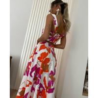 Estiloso Traje de Falda con Camisola Impresa y Dobladillo Grande, Traje de Mujer Primavera Verano 2024 - details 12