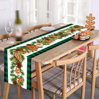 Mantel de Copo de Nieve Rectangular de Poliéster Ideal para Cena de Año Nuevo Decoración del Hogar - details 2