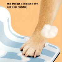 Alfombrilla antideslizante para alimentación de mascotas, tapete absorbente a prueba de fugas para comida y cuenco de agua, fácil de limpiar, 1 unidad - details 4