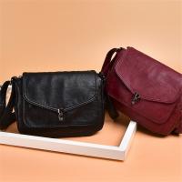 Bolsos de hombro de cuero suave Vintage para mujer, bolsos de lujo, paquete de diseñador, bolso cruzado pequeño, 2021 - details 27
