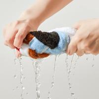 Toalla de mano con forma de perro salchicha de secado rápido, toalla de limpieza colgante más gruesa, paños de cocina reutilizables absorbentes para Baño - details 2