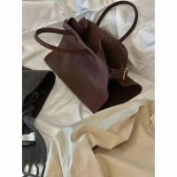Bolso De Mano De Gran Capacidad De Gamuza Negra Para Mujer Nuevo - details 1