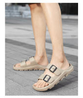 Zapatillas de hombre, ropa de verano, deportes de playa antideslizantes de suela gruesa, frescas para uso al aire libre de hombres, sandalias casuales - details 8