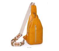 Riñonera de cuero PU para mujer, bolso de pecho sencillo de estilo bohemio para mujer, bolso de hombro deportivo Retro occidental de gran capacidad para ciclismo - details 10