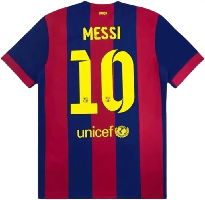 Camiseta de fútbol retro 2014/15 para hombre versión fan - 1