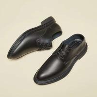 Dropshipping nuevos zapatos casuales formales de moda zapatos de vestir de cuero genuino hechos a mano para hombres y Oxford - details 0