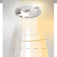 Lámpara de techo LED creativa, diseño de cielo estrellado, intensidad regulable, fácil de instalar, para salón, dormitorio, viene - details 6