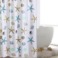 Cortinas de Ducha Resistentes al Moho para Baño, Cortina Baño Impermeable Estrella de Mar, Cortinas Bañera Lavable - details 0