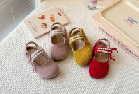 Bolsa de los niños cabeza Boken zapatos 2025 primavera y otoño nueva versión coreana de las niñas perla arco princesa zapatos de suela suave solo zapatos - details 2