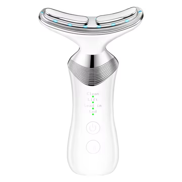 Dispositivo de rejuvenecimiento de fotones presentador facial Dispositivo de belleza doméstico para el cuello Herramienta de cuidado de la piel de belleza - 1