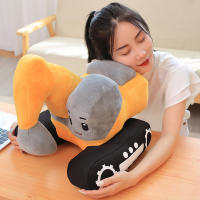 Juguete de Peluche de Excavadora Creativa Muñeco de Máquina Suave para Decoración del Hogar - details 1