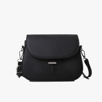 Bolso Cruzado de cuero PU para Mujer, Cartera de diseño, semicircular, estilo Retro, at fashion - details 33