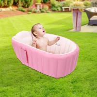 Bañera inflable de interior para niños, lavabo de baño para el hogar, bañera inflable para bebés, piscina para niños - details 2