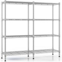 Estantería de Almacenamiento de 4 Niveles de Metal Ajustable en Altura para Cocina y Despensa - details 10
