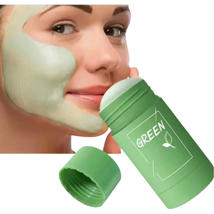 40g de té verde elimina puntos negros acné mascarilla de piel profunda purificante arcilla hidratante Control de aceite limpieza - 1