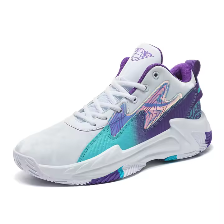Zapatos de Baloncesto Transpirables Antideslizantes para Hombres Cómodos para Entrenamiento en Gimnasio - 1