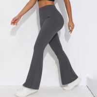 Hamidou-pantalones acampanados de Yoga para mujer, Leggings para Fitness, pantalones de cintura alta para levantar el trasero, pantalones de secado rápido para ciclismo y Fitness - details 25